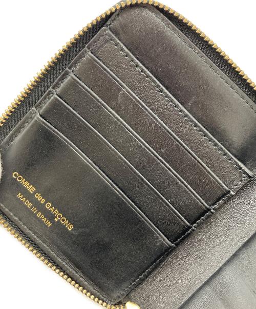 COMME des GARCONS（コムデギャルソン）COMME des GARCONS (コムデギャルソン) ラウンドファスナー財布 ブラックの古着・服飾アイテム