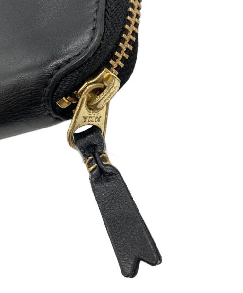 COMME des GARCONS（コムデギャルソン）COMME des GARCONS (コムデギャルソン) ラウンドファスナー財布 ブラックの古着・服飾アイテム