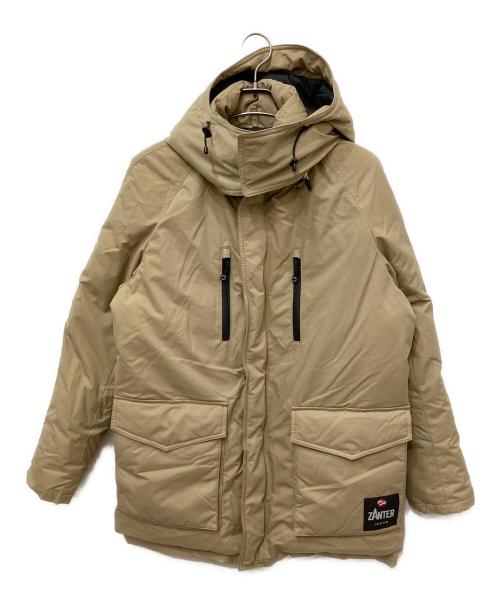 ZANTER（ザンター）zanter (ザンター) Ahe'hee (アヘヘ) 800フィルパワー ダウン ジャケット ベージュ サイズ:Lの古着・服飾アイテム