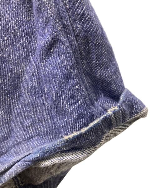 MITTAN（ミッタン）MITTAN (ミッタン) 麻デニムワイドパンツ ネイビー サイズ:2の古着・服飾アイテム