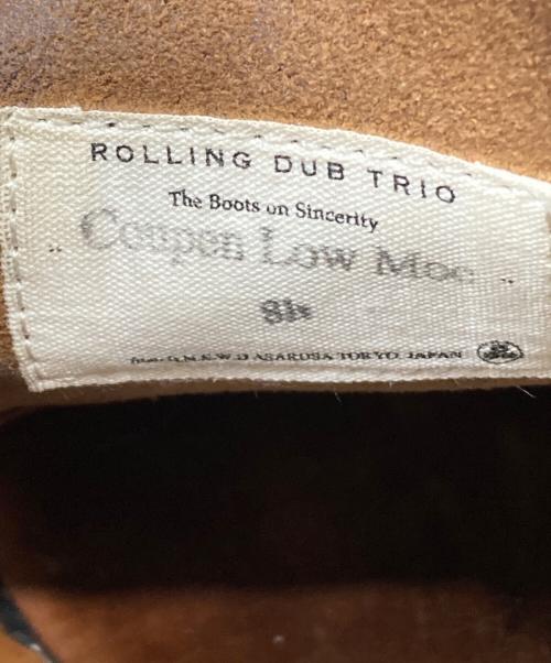 ROLLING DUB TRIO（ローリングダブトリオ）ROLLING DUB TRIO (ローリングダブトリオ) COUPEN LOW MOC ブラック サイズ:8hの古着・服飾アイテム