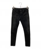 MINEDENIMマインデニム）の古着「Slim STR 5pocket USD」｜ブラック
