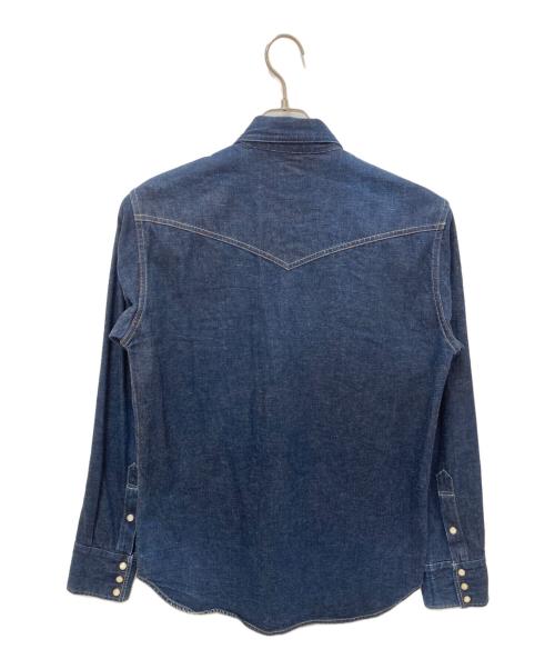 BURGUS PLUS（バーガスプラス）BURGUS PLUS (バーガスプラス) 9oz Denim Western Shirt インディゴ サイズ:Lの古着・服飾アイテム
