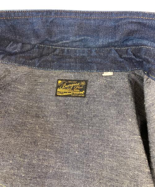 BURGUS PLUS（バーガスプラス）BURGUS PLUS (バーガスプラス) 9oz Denim Western Shirt インディゴ サイズ:Lの古着・服飾アイテム