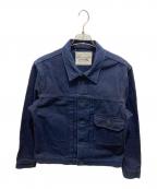 BURGUS PLUSバーガスプラス）の古着「13.5oz Heavy Duck 1st Type Jacket」｜インディゴ