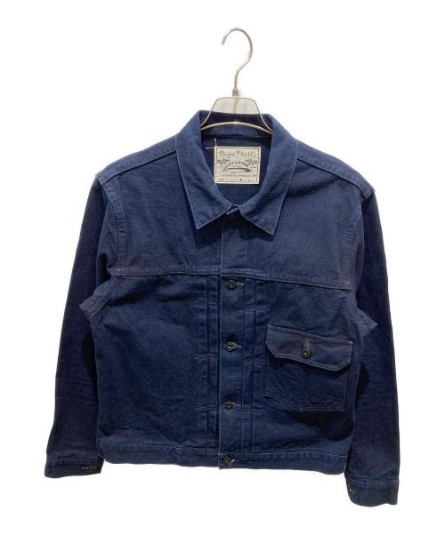 BURGUS PLUS（バーガスプラス）BURGUS PLUS (バーガスプラス) 13.5oz Heavy Duck 1st Type Jacket インディゴ サイズ:42の古着・服飾アイテム