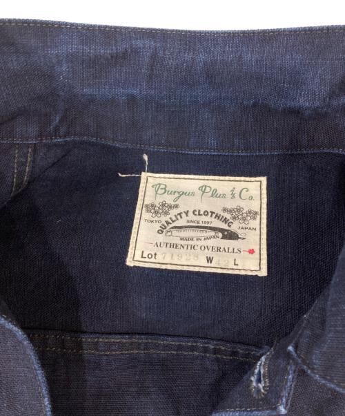 BURGUS PLUS（バーガスプラス）BURGUS PLUS (バーガスプラス) 13.5oz Heavy Duck 1st Type Jacket インディゴ サイズ:42の古着・服飾アイテム