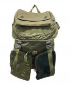 Barbourバブアー）の古着「キルティングデイパック」｜グリーン