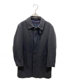 HERNO（ヘルノ）の古着「ウール混ベルテッド比翼コート」｜ネイビー