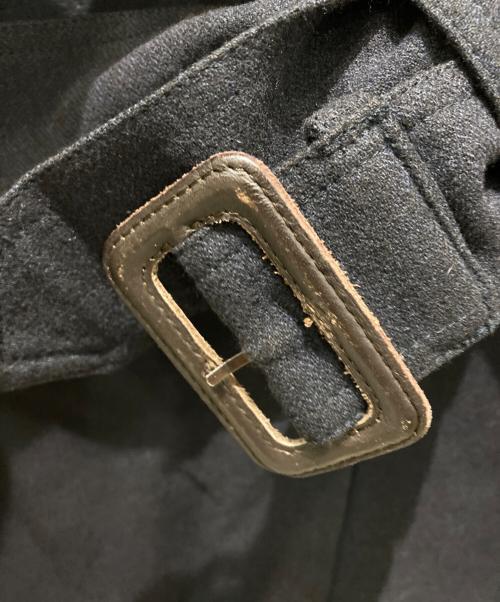 HERNO（ヘルノ）HERNO (ヘルノ) ウール混ベルテッド比翼コート ネイビー サイズ:44の古着・服飾アイテム