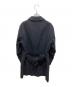 HERNO (ヘルノ) ウール混ベルテッド比翼コート ネイビー サイズ:44：16000円