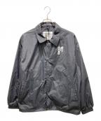 CDG×THE NORTH FACEシーディージー×ザ ノース フェイス）の古着「スクリーンプリントロゴナイロンコーチジャケット」｜ブラック