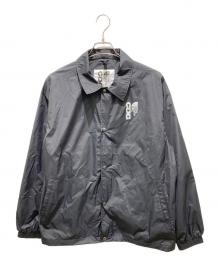 CDG×THE NORTH FACE（シーディージー×ザ ノース フェイス）の古着「スクリーンプリントロゴナイロンコーチジャケット」｜ブラック