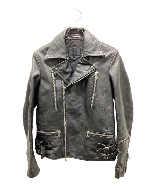 JACK ROSE Luv maison（ジャックローズラヴメゾン）JACK ROSE Luv Maison (ジャックローズラヴメゾン) ダブルライダースジャケット ブラック サイズ:44の古着・服飾アイテム