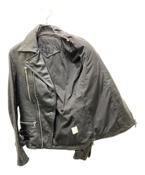 JACK ROSE Luv maison（ジャックローズラヴメゾン）JACK ROSE Luv Maison (ジャックローズラヴメゾン) ダブルライダースジャケット ブラック サイズ:44の古着・服飾アイテム