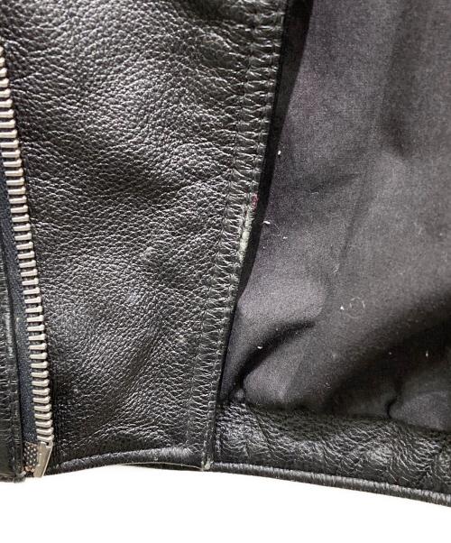 JACK ROSE Luv maison（ジャックローズラヴメゾン）JACK ROSE Luv Maison (ジャックローズラヴメゾン) ダブルライダースジャケット ブラック サイズ:44の古着・服飾アイテム