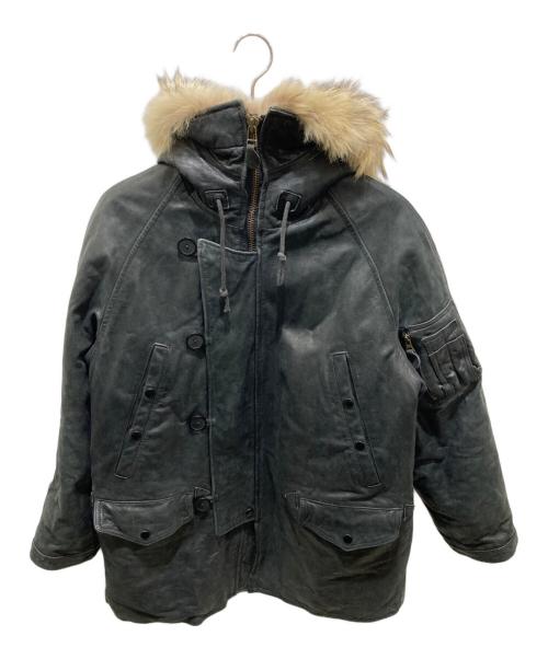 BEAMS（ビームス）BEAMS (ビームス) N-3Bタイプコート ブラック サイズ:Ｌの古着・服飾アイテム