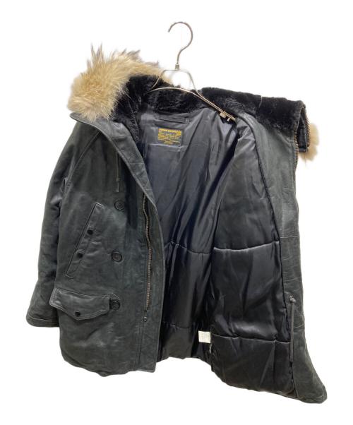 BEAMS（ビームス）BEAMS (ビームス) N-3Bタイプコート ブラック サイズ:Ｌの古着・服飾アイテム