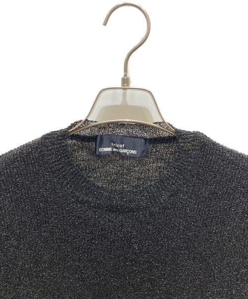 tricot COMME des GARCONS（トリココムデギャルソン）tricot COMME des GARCONS (トリココムデギャルソン) ラメニット ブラック サイズ:記載なしの為実寸参照の古着・服飾アイテム