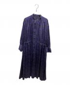 house of lotusハウスオブロータス）の古着「花柄ワンピース」｜パープル