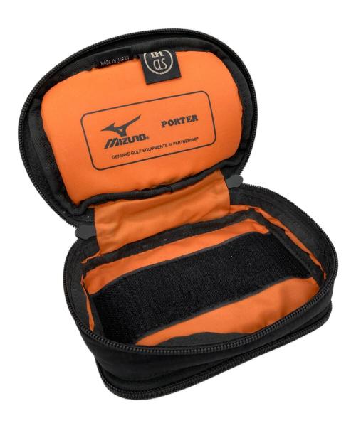 PORTER（ポーター）PORTER (ポーター) MIZUNO (ミズノ) 多機能ラウンドポーチ ブラックの古着・服飾アイテム