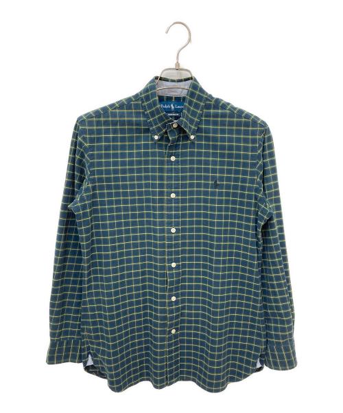 RALPH LAUREN（ラルフローレン）RALPH LAUREN (ラルフローレン) チェックBDシャツ グリーン サイズ:Mの古着・服飾アイテム