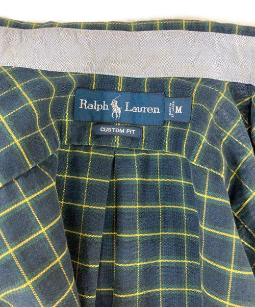 RALPH LAUREN（ラルフローレン）RALPH LAUREN (ラルフローレン) チェックBDシャツ グリーン サイズ:Mの古着・服飾アイテム