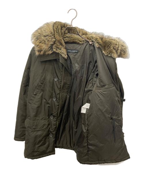 DOLCE & GABBANA（ドルチェ＆ガッバーナ）DOLCE & GABBANA (ドルチェ＆ガッバーナ) N-3Bミリタリージャケット グリーン サイズ:46の古着・服飾アイテム