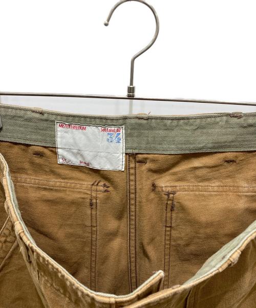 MISTER FREEDOM（ミスターフリーダム）MISTER FREEDOM (ミスターフリーダム) SUGAR CANE (シュガーケーン) BROWN TWILL CREW PANTS ブラウン サイズ:34の古着・服飾アイテム