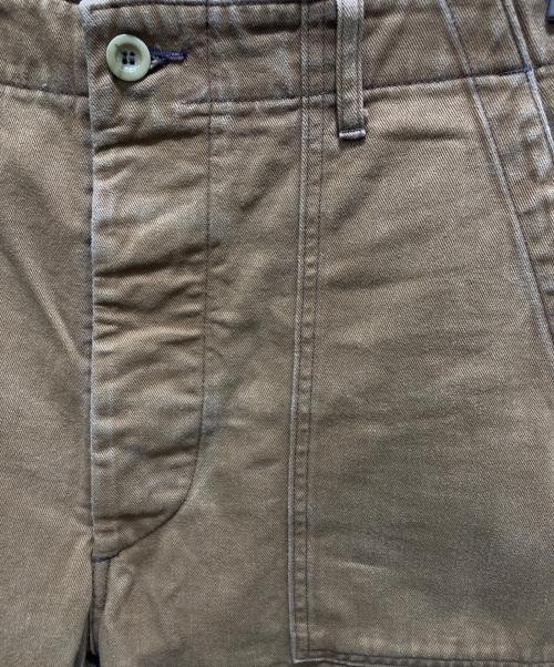MISTER FREEDOM（ミスターフリーダム）MISTER FREEDOM (ミスターフリーダム) SUGAR CANE (シュガーケーン) BROWN TWILL CREW PANTS ブラウン サイズ:34の古着・服飾アイテム