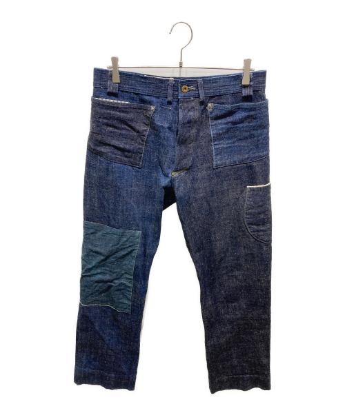 SUGAR CANE（シュガーケーン）SUGAR CANE (シュガーケーン) MISTER FREEDOM (ミスターフリーダム) シンチバックデニムパンツ ブルー サイズ:33の古着・服飾アイテム