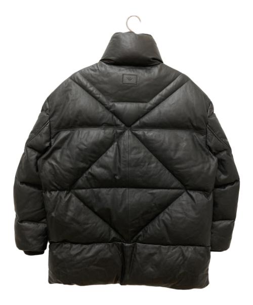 EMPORIO ARMANI（エンポリオ アルマーニ）EMPORIO ARMANI (エンポリオ アルマーニ) ダックダウンビッグシルエットジャケット ブラック サイズ:50の古着・服飾アイテム