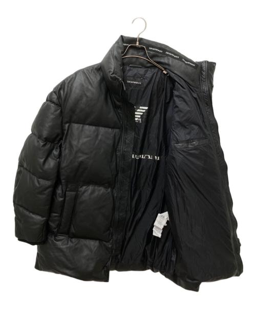 EMPORIO ARMANI（エンポリオ アルマーニ）EMPORIO ARMANI (エンポリオ アルマーニ) ダックダウンビッグシルエットジャケット ブラック サイズ:50の古着・服飾アイテム