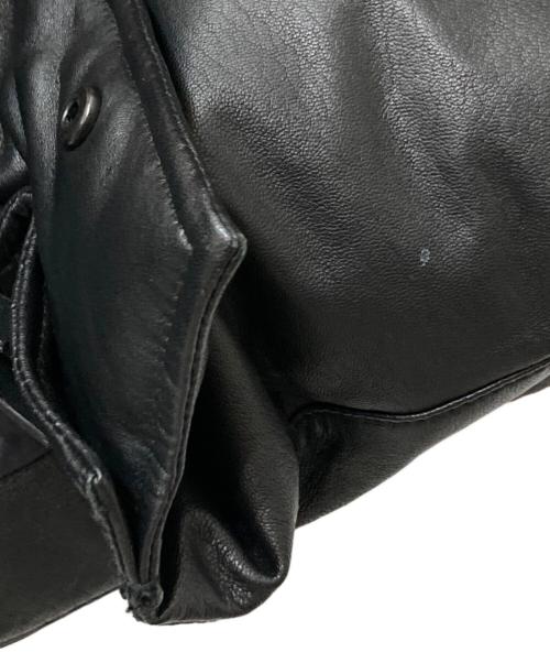 EMPORIO ARMANI（エンポリオ アルマーニ）EMPORIO ARMANI (エンポリオ アルマーニ) ダックダウンビッグシルエットジャケット ブラック サイズ:50の古着・服飾アイテム