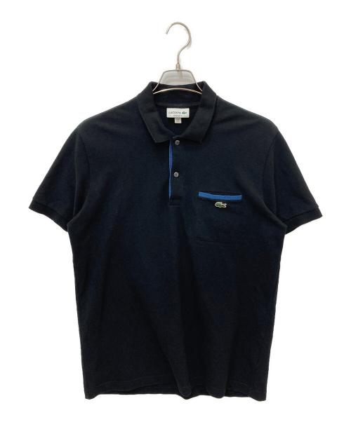 LACOSTE（ラコステ）LACOSTE (ラコステ) ポロシャツ ブラック サイズ:5の古着・服飾アイテム