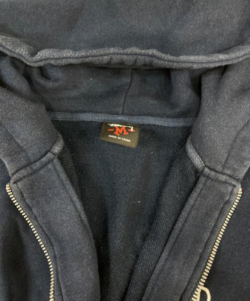 stussy（ステューシー）stussy (ステューシー) ダイヤモンドロゴ両面プリントジップパーカー ネイビー サイズ:Ｍの古着・服飾アイテム