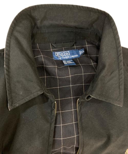 POLO RALPH LAUREN（ポロ・ラルフローレン）POLO RALPH LAUREN (ポロ・ラルフローレン) ポニー刺繍ドリズラージャケット ブラック サイズ:XLの古着・服飾アイテム