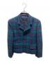 COMME des GARCONS（コムデギャルソン）の古着「チェックジャケット」｜ネイビー×グリーン