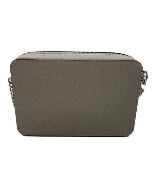 MICHAEL KORS（マイケル・コース）MICHAEL KORS (マイケル・コース) JET SETレザ－ショルダーバッグ グレーの古着・服飾アイテム