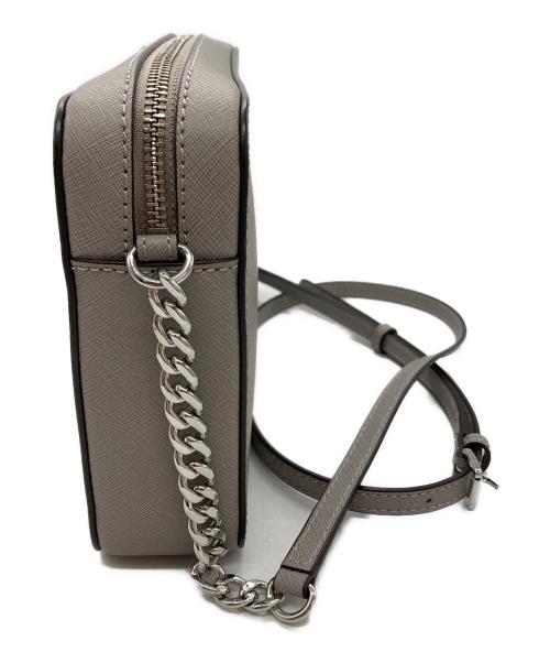 MICHAEL KORS（マイケル・コース）MICHAEL KORS (マイケル・コース) JET SETレザ－ショルダーバッグ グレーの古着・服飾アイテム
