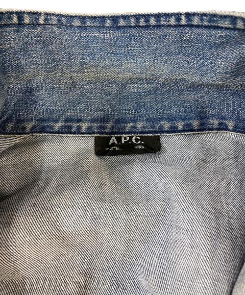 A.P.C.（アーペーセー）A.P.C. (アーペーセー) デニムジャケット ブルー サイズ:Lの古着・服飾アイテム
