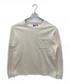 THE NORTHFACE PURPLELABELザ・ノースフェイス パープルレーベル）の古着「Field Long Sleeve Pocket Tee」｜ベージュ