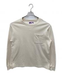 THE NORTHFACE PURPLELABEL（ザ・ノースフェイス パープルレーベル）の古着「Field Long Sleeve Pocket Tee」｜ベージュ