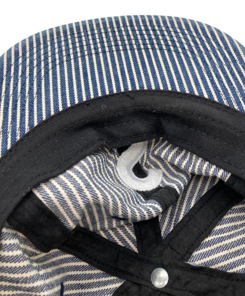 SUPREME（シュプリーム）SUPREME (シュプリーム) washed denim s logo 6 panel cap ネイビーの古着・服飾アイテム
