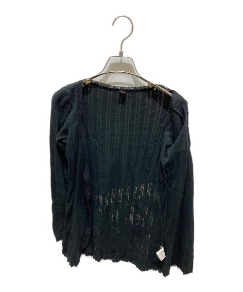 Hysteric Glamour（ヒステリックグラマー）Hysteric Glamour (ヒステリックグラマー) バックプリント薄手カーディガン ブラック サイズ:Fの古着・服飾アイテム