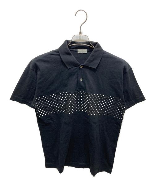 COMME des GARCONS HOMME（コムデギャルソン オム）COMME des GARCONS HOMME (コムデギャルソン オム) ポロシャツ ブラック サイズ:記載なしの為実寸参照の古着・服飾アイテム