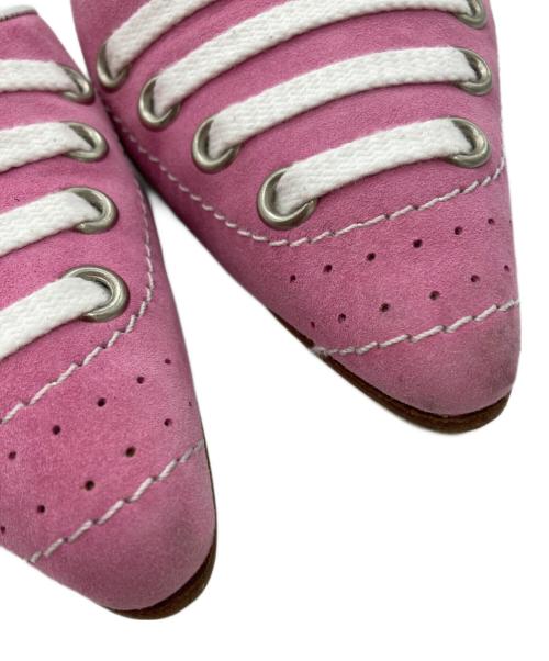 Manolo Blahnik（マノロブラニク）Manolo Blahnik (マノロブラニク) ミュール ピンク サイズ:37の古着・服飾アイテム