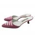 Manolo Blahnik (マノロブラニク) ミュール ピンク サイズ:37：6000円