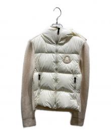 MONCLER（モンクレール）の古着「MAGLIA TRICOT CARDIGAN」｜アイボリー
