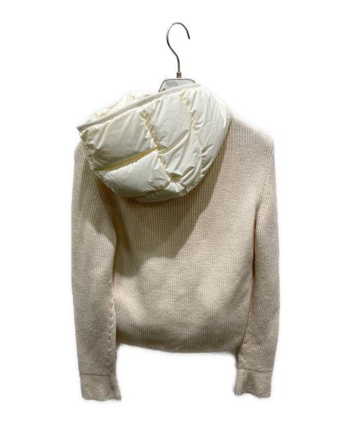 MONCLER（モンクレール）MONCLER (モンクレール) MAGLIA TRICOT CARDIGAN アイボリー サイズ:14の古着・服飾アイテム
